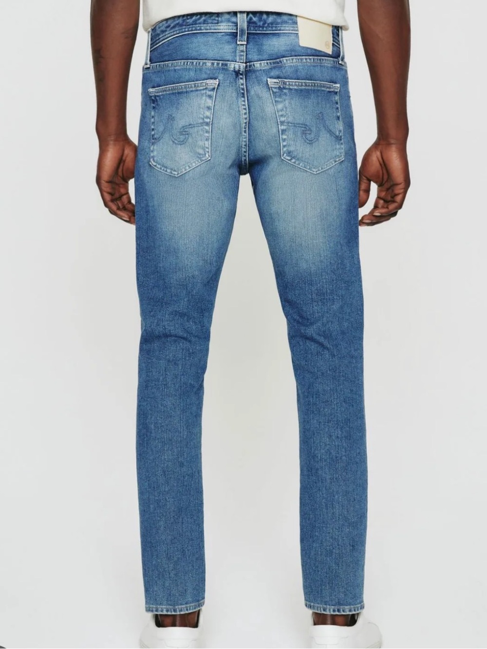 AG Medium Blue Slim Straight Men's Jeans